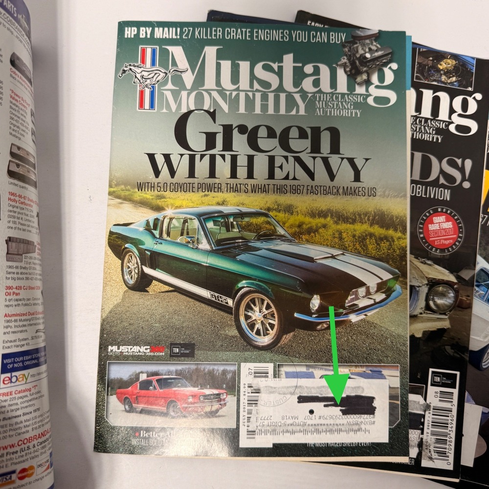 Mustang Monthly Magazine Lot 2017 Classic Ford Restoration 11 Issues * - Picture 3 of 3